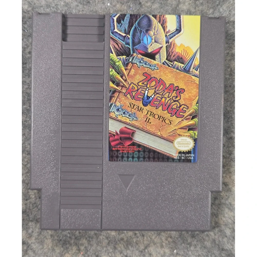 Zoda's Revenge Star Tropics II Nintendo NES Game CIB Box Manual NES-6C-USA